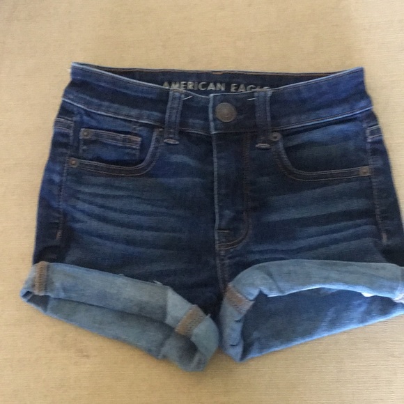 AE Hi-Rise Shortie Shorts with Ne(x)t Level Stretch - Picture 1 of 9